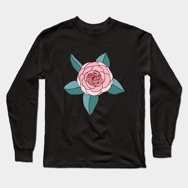 Alabama State Flower Long Sleeve T-Shirt by Hanatist Studio